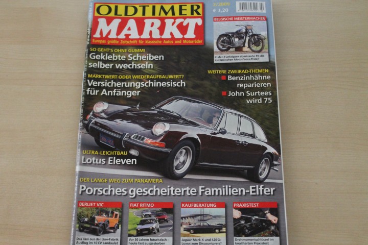 Deckblatt Oldtimer Markt (02/2009)